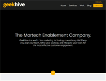 Tablet Screenshot of geekhive.com